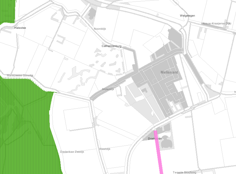 te zien. Het plangebied maakt ook geen deel uit van de Provinciale Ecologische Hoofdstructuur (PEHS).