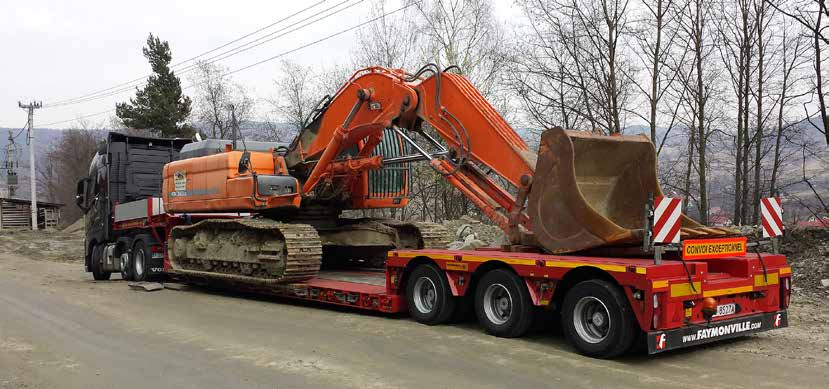 forwarders) Landbouwmachines (maaidorsers, tractoren, trekkers, bietenrooiers, inkuilwagens, mesttanks) Industriële onderdelen