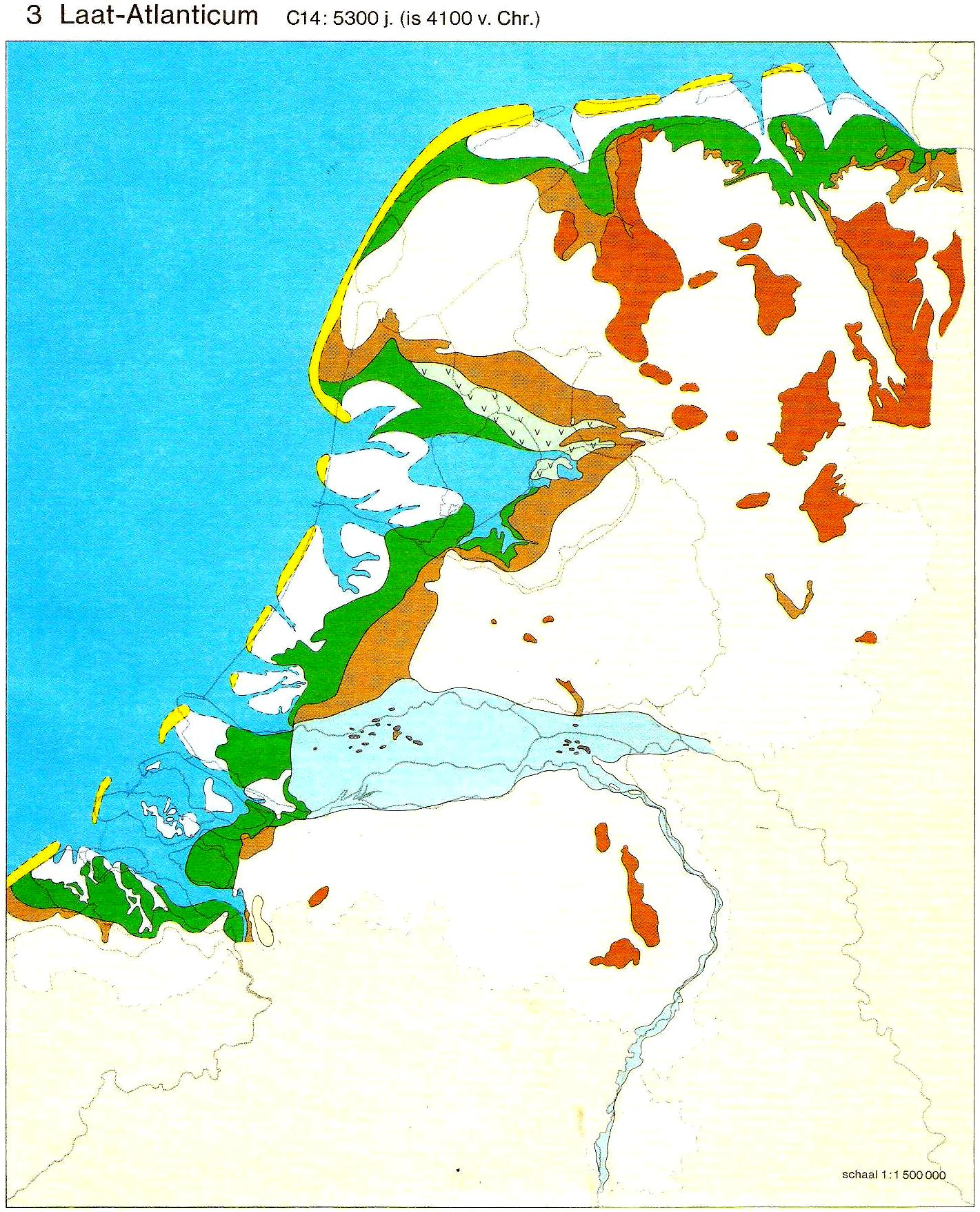 Figuur 3: Paleogeografische kaart