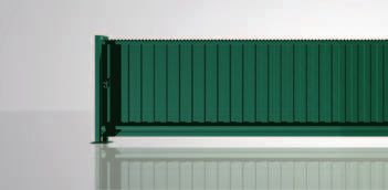 POORTEN MET PLAATBEKLEDING De industriële poorten alsook schuifpoorten kunnen geleverd worden met plaatbekleding (1-zijdig): bestaande uit een sendzimier verzinkte staalplaat of alu-plaat geriveteerd