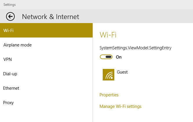 32 - Verbinding maken met het Internet 4. Selecteer [Network & internet] (Netwerk en internet). 5.