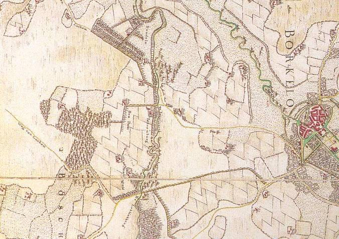 Rond 1600 startte Groenlo met plannen voor het doorgraven van de Slinge naar de Lebbinkbeek om een scheepvaartverbinding met de Berkel te