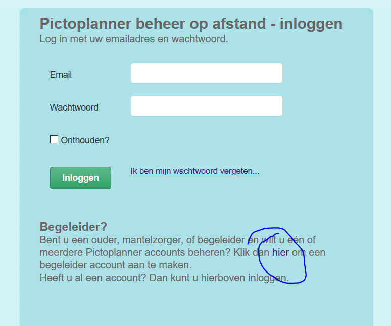 MACHTIGEN VAN MANTELZORGERS Voordat een mantelzorger gemachtigd kan worden, heeft deze persoon eerst een mantelzorger account nodig. Deze mantelzorger account kan aangemaakt worden in het beheer.