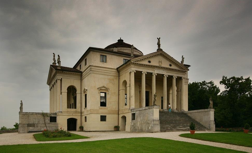 Andrea Palladio, architect van landhuizen Villa Rotonda,