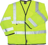 PERSOONLIJKE BESCHERMING PROTECTION INDIVIDUELLE CLY 521 HOGE ZICHTBAARHEIDS FLUO JASJES In gebreid polyester met of zonder mouwen. Met front Velcro sluiting en VizLite reflecterende tape.