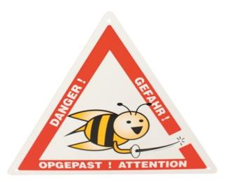 abeilles" 3,60 931310 Plaat pvc "opgepast bijen" 3,60 93132 Driehoek met bij 5,85 93133 Plaat miel 50 x 40 cm 14,60 931331 Plaat miel 50 x 40 cm 14,60 93134