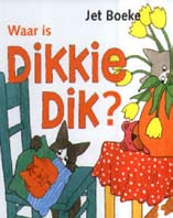 ? Prentenboek rond de bekende poes uit Sesamstraat met grote afbeeldingen waar veel op valt te ontdekken. -Waar is Dikkie Dik?