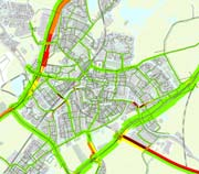 3.2 Verfijnen statische routekeuze Voordat de dynamische toedeling wordt uitgevoerd dient hiervoor in de eerste plaats de statische routekeuze verfijnd te worden om de gevoeligheid van de toedeling