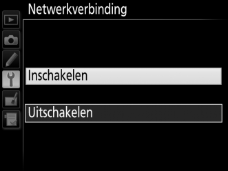 Menugids Dit gedeelte beschrijft de items in het Netwerkmenu. Kies hardware B setup-menu Netwerk Kies de te gebruiken hardware voor de verbinding met het netwerk: ethernet, WT-5 of WT-4 (02).