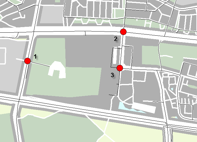 Kruispuntstromen Stappegoor Plan situatie 0 (plaatje is van netwerk 0) -Per kruispunt zijn sheets opgenomen, te weten Auto drukste uur