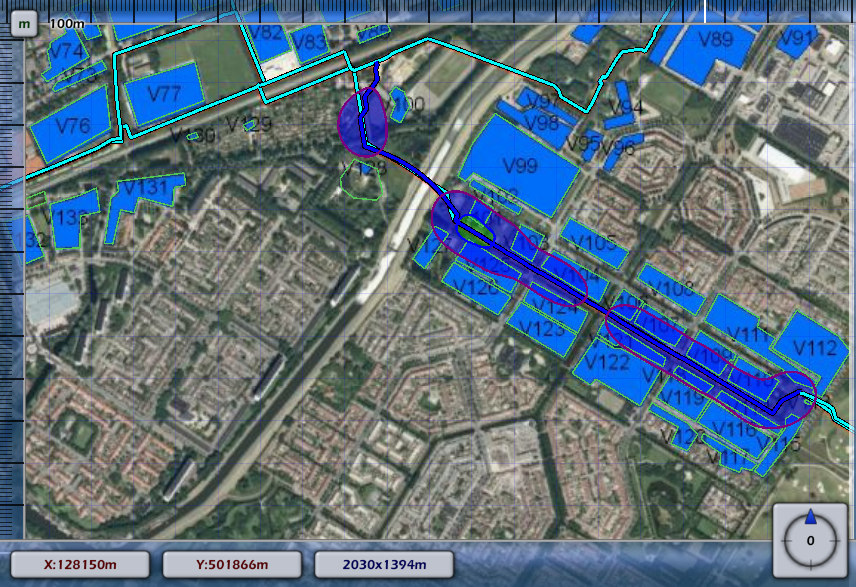 5 RISICOBEREKENING AARDGASTRANSPORTLEIDING W-570-31 Aardgastransportleiding W-570-31 ligt op minimaal circa 1000 meter van de geplande bebouwing.