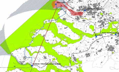2.21 VERBINDING 19B BORSSELE-LIJN MAASVLAKTE-CRAYENSTEIN Afbeelding 2.21 Hoogspanningsverbinding 19B Borssele-lijn Maasvlakte- Crayenstein.