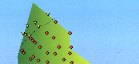 uitkomsten van een analyse van bodemfauna gemeenschappen in de Noordzee door HOLTMANN e.a.(1996) en KÜNITZER e.a. (1992).