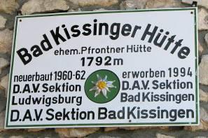 Kissinger Hütte op