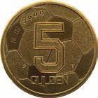 cassette 380 2111 1 Gulden 2001 - Goud - Prooflike / zonder cassette 320 2112 1 Gulden