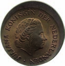 muntplaatje (1,66 gram) - ZF 50 2209 5 Cent 1975 met MISSLAG