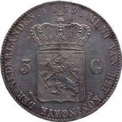 240/S) - FR/ZF 350 1736 3 Gulden 1819 U