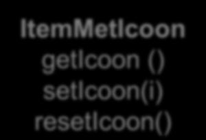 reseticoon() Persoon naam geticoon () seticoon(i) reseticoon() Klassen met een subset van dezelfde