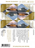 Iconen van de post 2012 Europazegels Michaël Snitker Het ontwerp van de europazegels van 2012 wordt gedomineerd door water van Amsterdam.