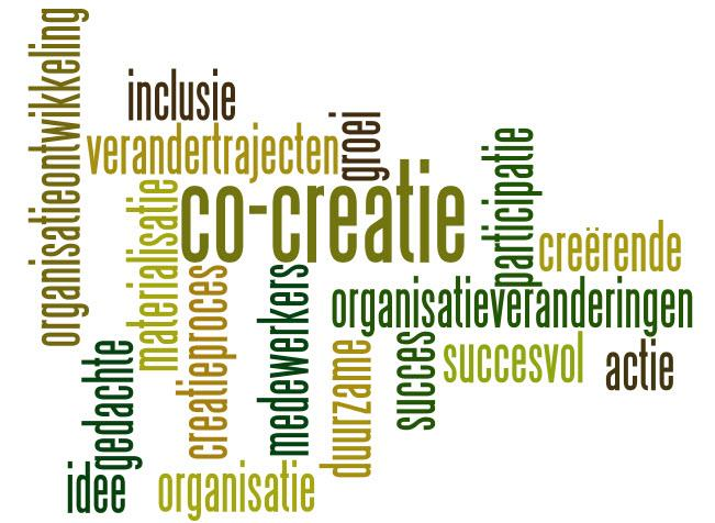 6. Co-creatie Co-creatie is een vorm van samenwerking, waarbij alle deelnemers invloed