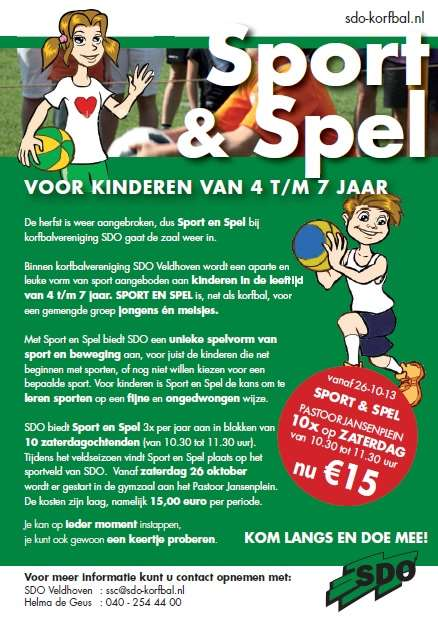 Sport en spel De SDO-er, 5 november