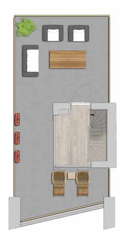 Tweede verdieping De huisnummers 2, 2A, 10A, 12 en 16A 5,50 m. Het huis kan ik elk moment 3,84 m.