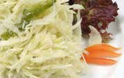 Maaltijd salades - op basis van groenten in heldere
