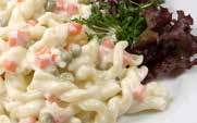 Maaltijd salades - op basis van pasta Pasta salade Spiraal-pasta, wortel,