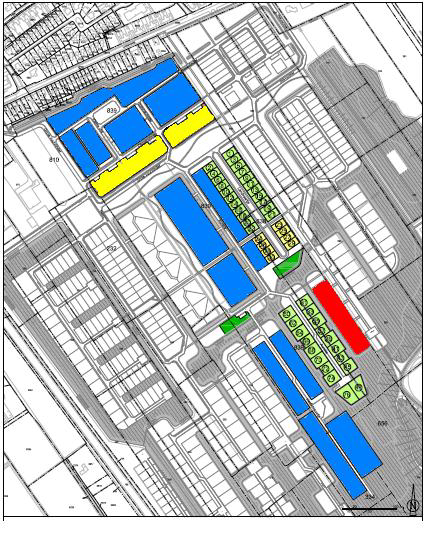EIKEPAGE WEST projectmatig De straatwand is in rood aangegeven Het bestemmingsplan Lindewijk: Het bestemmingsplan bevat algemene bepalingen: - begripsbepalingen - wijze van meten Het uitwerkingsplan