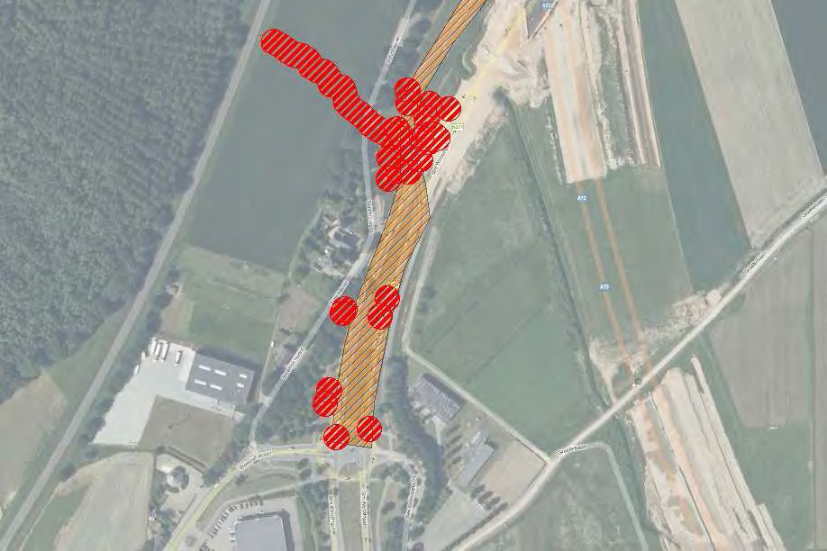 Figuur 10: Omgeving Schinheuvel - Kruising