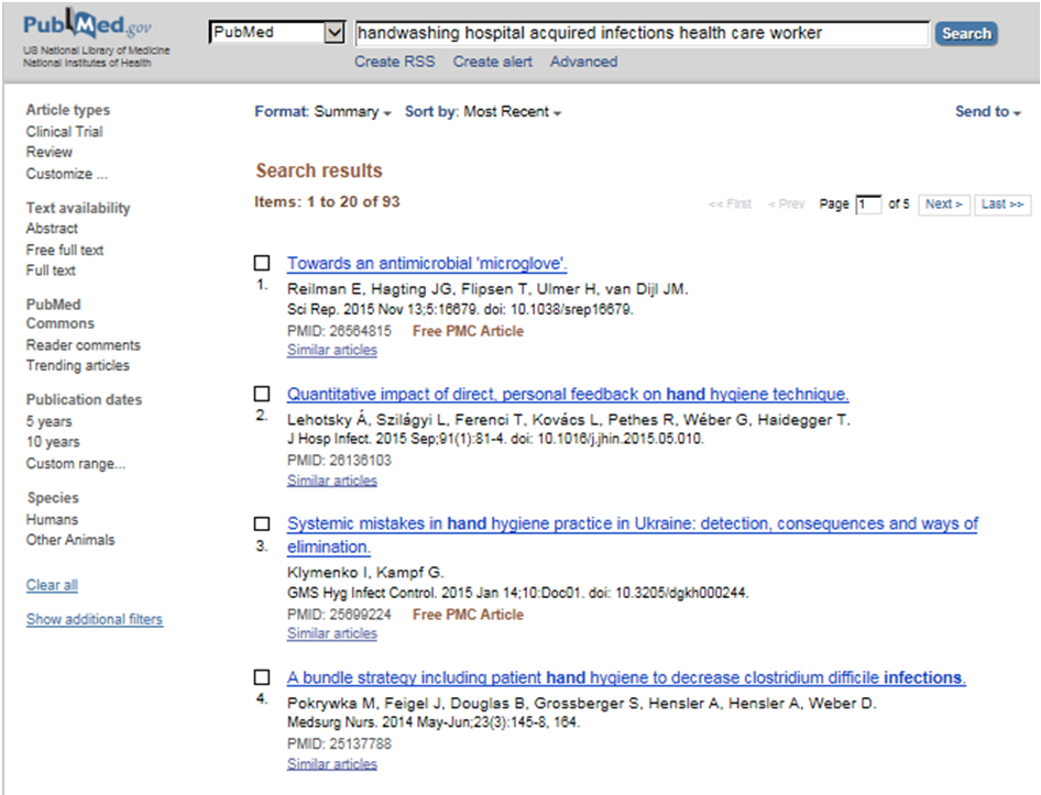 PubMed: Advanced Search Builder Mogelijkheid tot zoeken op auteur, tijdschrift,