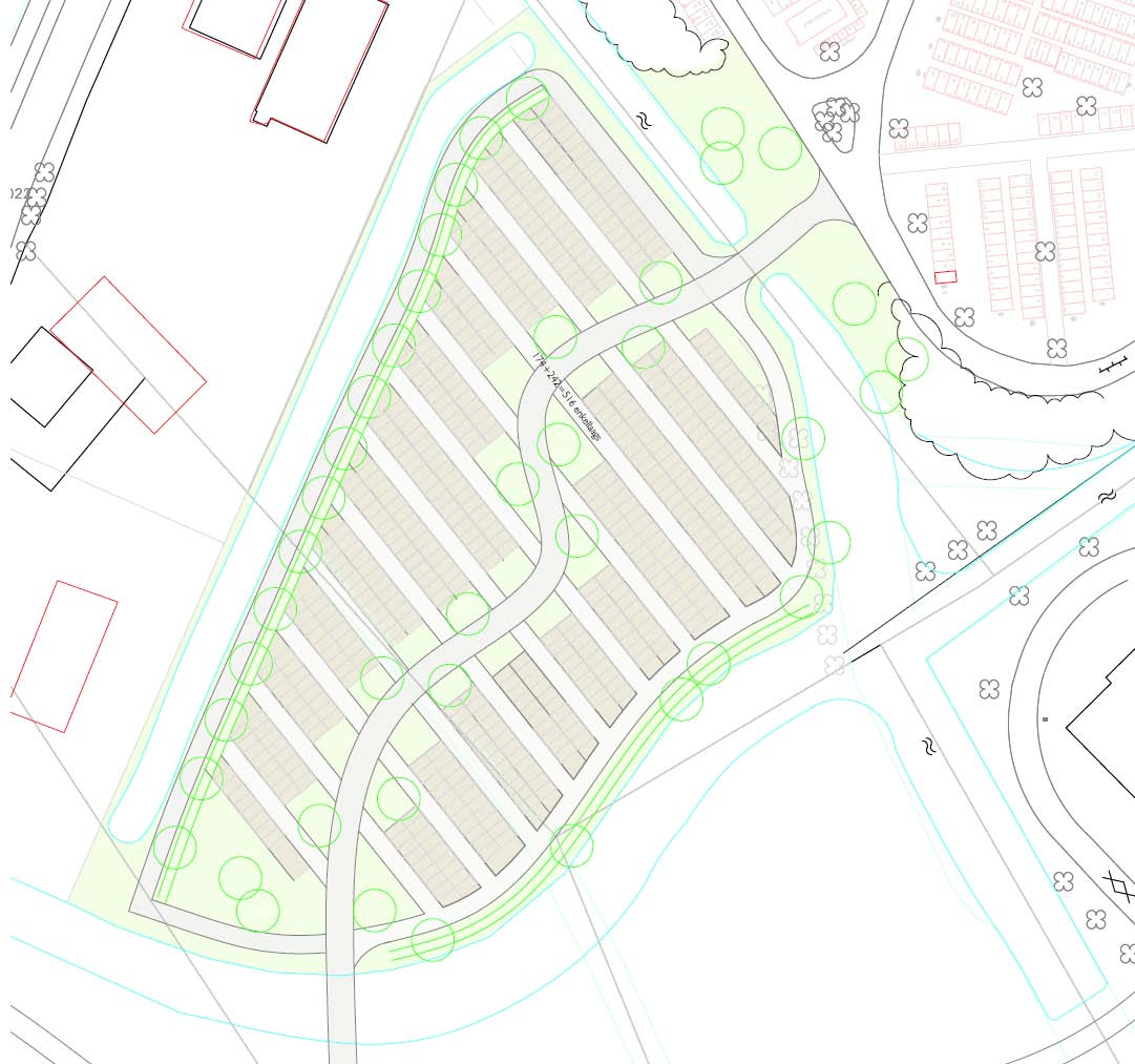 VOORSTEL UITBREIDING mogelijke inrichting open, groene entree greppel vergraving sloot