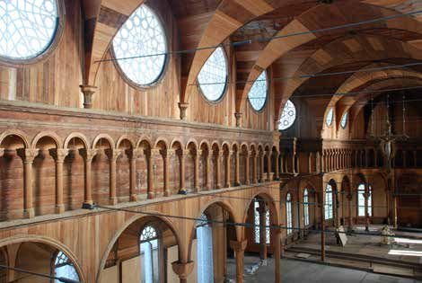 St Petrus en Paulus Kathedraal Paramaribo Unesco Wereld Erfgoed Type: kathedraal Uitvoering: 2006-201 Omvang: ca 30% van de hoofdconstructie (hout) is