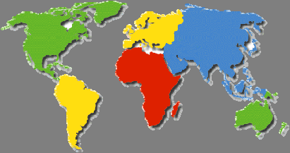 In Amerika en Europa zie je geen blauwe kleurtjes Dat wil niet zeggen dat bij ons geen arme mensen wonen. In Europa en Amerika zijn er ook arme mensen.