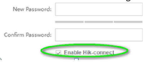 Eén om aan te geven of Hik-Connect ondersteund wordt en één om aan te geven of Hik-Connect geactiveerd is. 2.