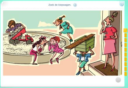 In dit onderdeel gaat het vooral om het oefenen van zelfstandige naamwoorden ( 1) Zoekplaat Zoek