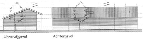 Voorzien is in een lichte funderingsconstructie, een borstwering van mestelwerk en een