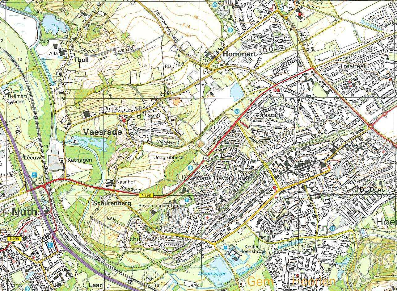 Schinnen Brunssum Verdiepte ligging (t.o.v. van BPL PIP 2012) Nuth Hoensbroek/ Heerlen Buitenring Parkstad Limburg PIP 2012 Figuur 1.1 Plangebied verdiepte ligging BPL Vaesrade (zie ook figuur 3.1) 1.