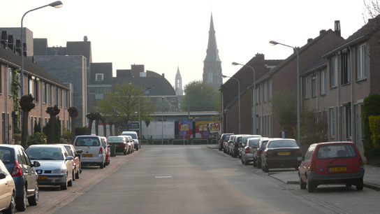 gezien vanuit de oostkant