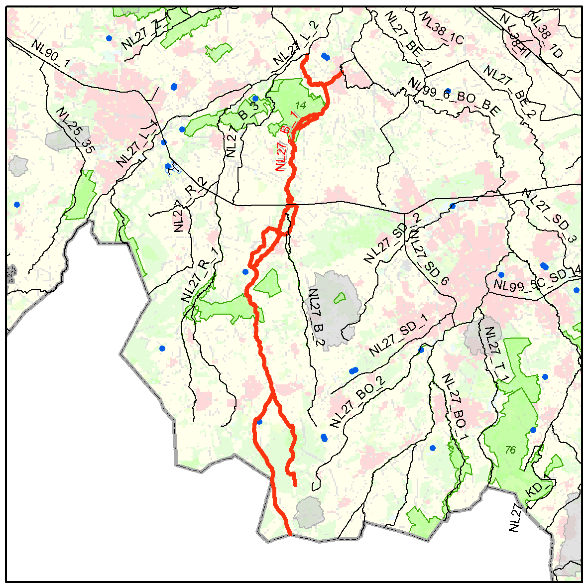 Basisgegevens Naam Code Status Type Stroomgebied Waterbeheergebied Provincie Gemeente Groote Beerze NL27_B_1 Sterk veranderd R5 - Langzaam stromende middenloop/benedenloop op zand Maas Waterschap De