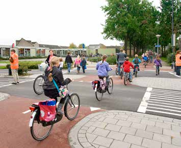 Fietsers hebben door een kortere remweg meer grip op de situatie. Fietsen op Track Line Tyregrip is comfortabel en veilig.