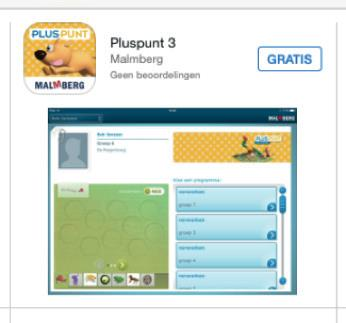 Zoek de app Pluspunt 3.