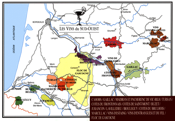 Bespreking : Code : A.O.C. Cahors 10 Spreker : Datum : Leo Lambrechts 7/11/2000 1. Ligging en streek Cahors behoort tot de zogenaamde wijngaarden van het zuidwesten.