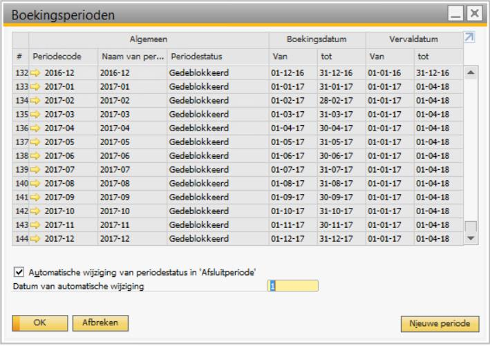 kan nog een periodeteken worden ingevoerd. Op de functie van periodetekens wordt later in dit document verder ingegaan.