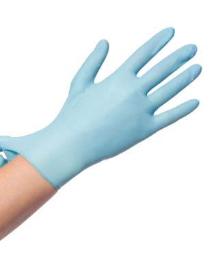 NITRILIES Soft nitril handschoenen (blauw of wit) ONDERZOEKSHANDSCHOENEN