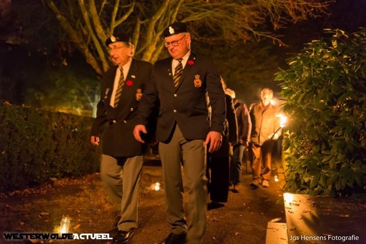 23 november 2016: Herdenking Ter Apel In Ter Apel werd op 23 november een stille tocht gehouden om de in 1943 omgekomen bemanningsleden van de Avro-Lancaster te