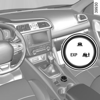 HULP- EN CORRECTIESYSTEMEN TIJDENS HET RIJDEN (5/10) Geavanceerde tractiecontrole (wegliggingscontrole) Wanneer het voertuig hiermee is uitgerust, zorgt de wegliggingscontrole ervoor dat de auto