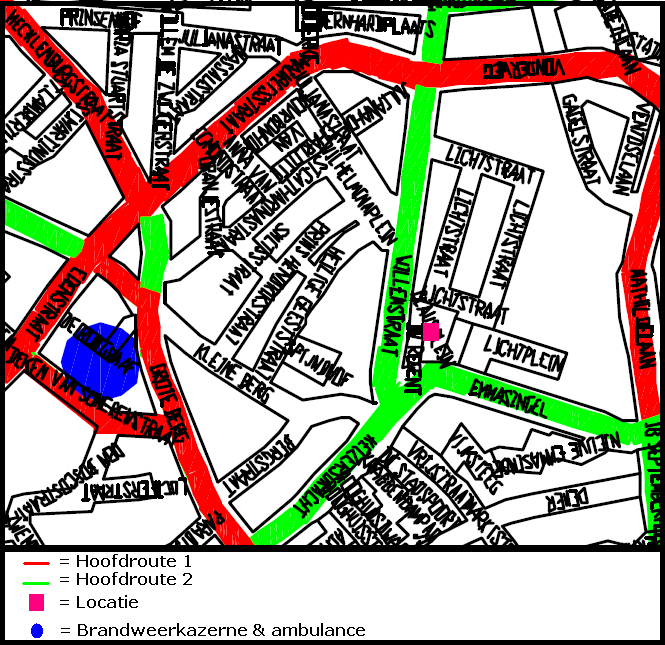 Locatieprofiel Clausplein 4 Veiligheid 4.1 Mogelijkheden voor crowd control Willemstraat en Emmasingel als mogelijke uitvalswegen.