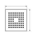 Afvoersysteem Blanke DIBA-CUBE 100 mm Het elegante puntafwateringssysteem Blanke DIBA-CUBE is dankzij de in te korten afvoerbehuizing voor inbouwhoogten van 90 54 mm (excl.