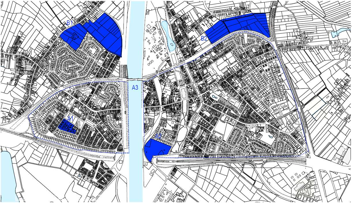 A1 KASTANJEPLEIN A2 CHARLES ANDRIESSTRAAT A3 DIVERSE VERSPREIDE KLEINE SITES IN ZELZATE